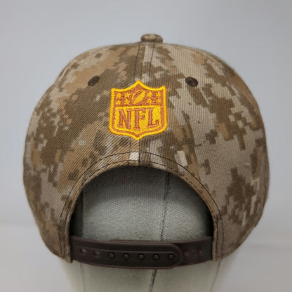 New Era NFL Los Angeles Chargers Snapback Hat Brown Camo One Size 9FIFTY Gray