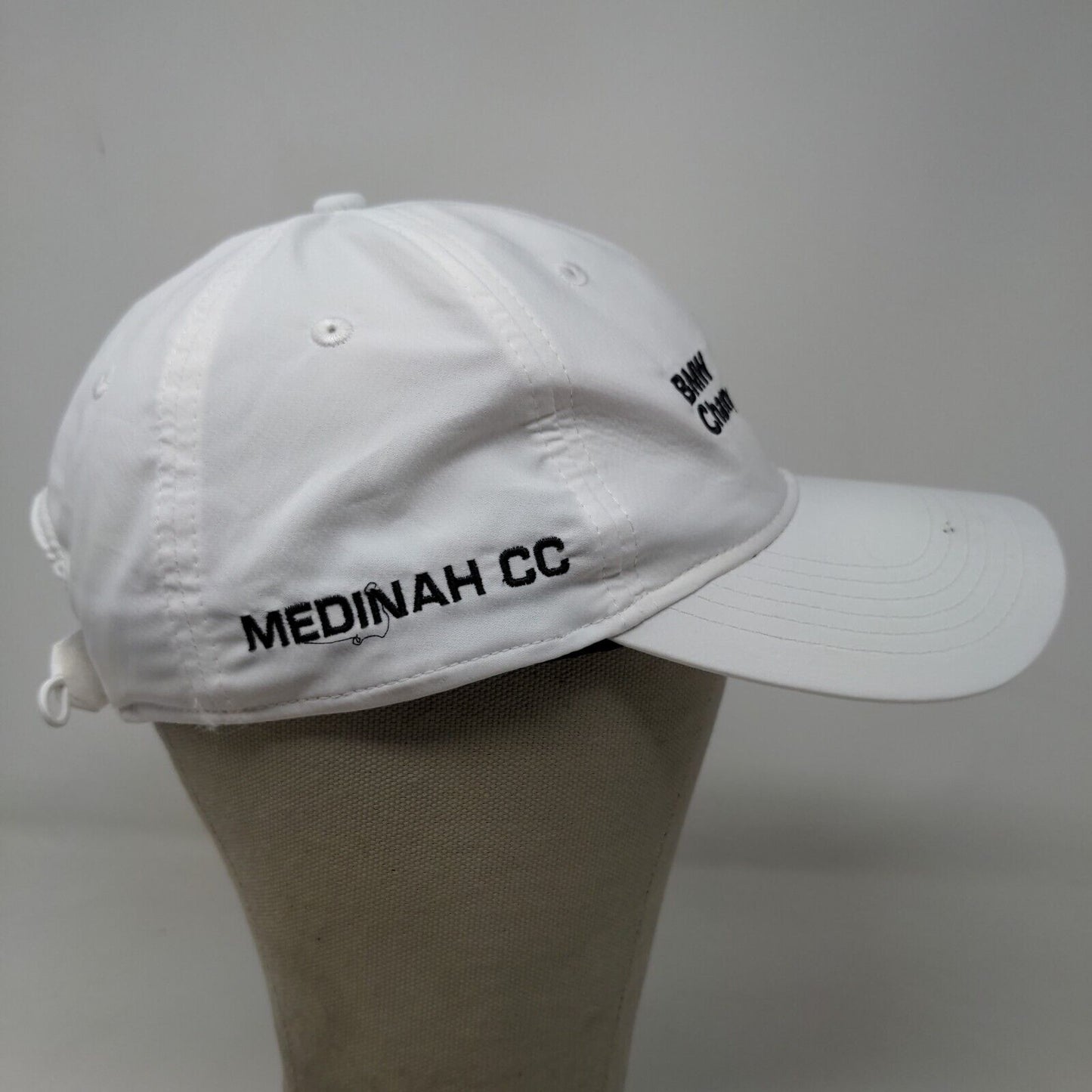 Ahead Men's Strapback Hat White BMW Championship Embroidered Logo