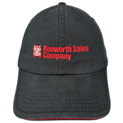Otto Baseball Cap Black One Size Kenworth Sales Company Sandwich Brim Hat