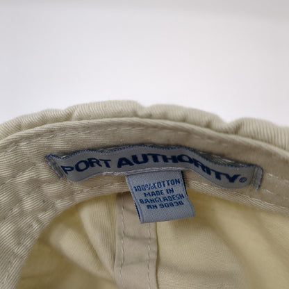 Port Authority Slideback Hat Tan One Size Adjustable Leather Patch