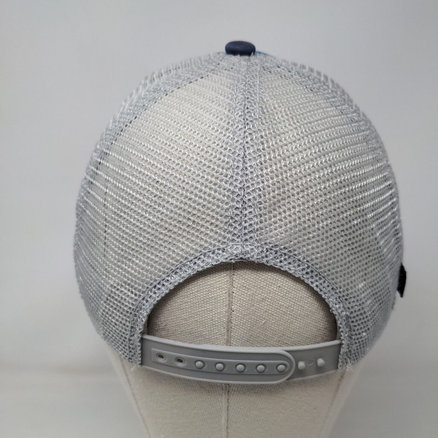 Blackfly Snapback Mesh Back Trucker Hat Blue One Size Embroidered Legacy