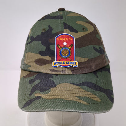American Legion World Series Strapback Hat Camo One Size Adjustable