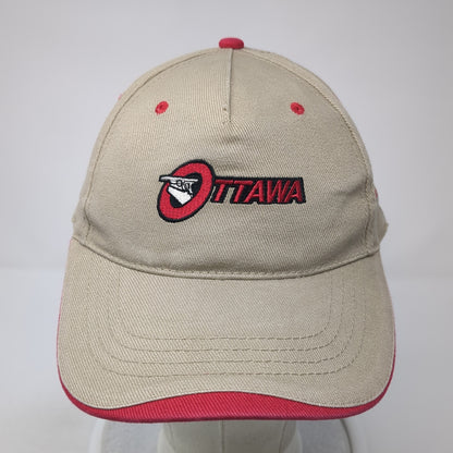 Ottawa Kalmar Strapback Hat Brown One Size Embroidered Cobra Outdoor
