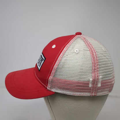 Tractor Supply Co Trucker Hat Red One Size Snapback Mesh Patch Logo Cotton