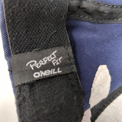 O'Neill Fitted Hat Blue OSFA Perfect Fit Embroidered Vented Holes 6 Panel