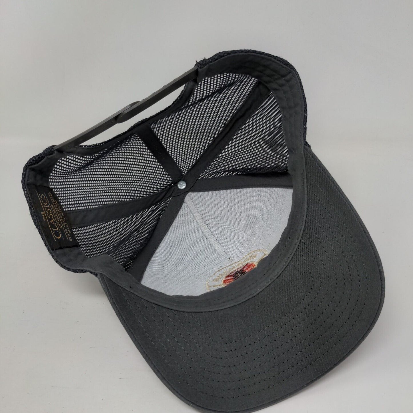 Snoqualmie Wahington Snapback Trucker Hat Gray OS Mesh Back The Classics Yupoong