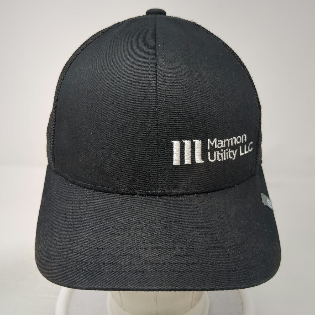 Yupoong Trucker Hat Black One Size Marmon Utility LLC Mesh Snapback Adjustable