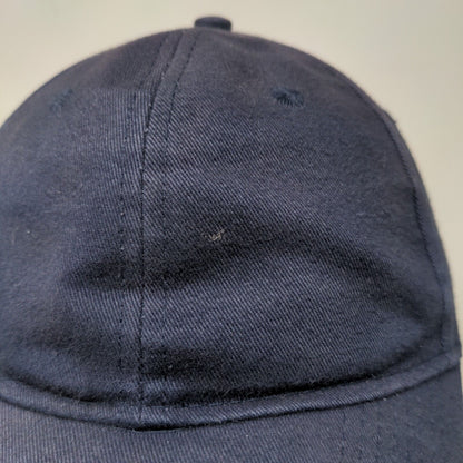George Strapback Hat Blue One Size Adjustable Blank Solid Vent Holes