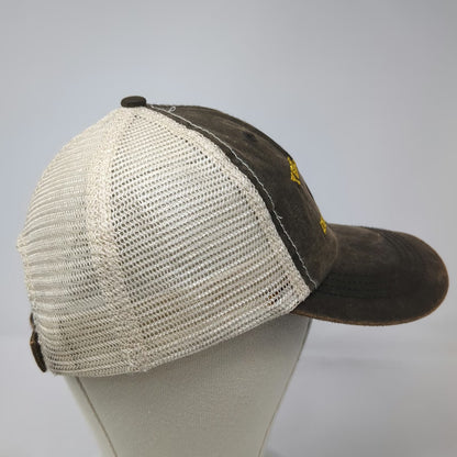 Paramount Headwear Yellowstone Dutton Ranch Baseball Cap Brown OSFM Mesh Back