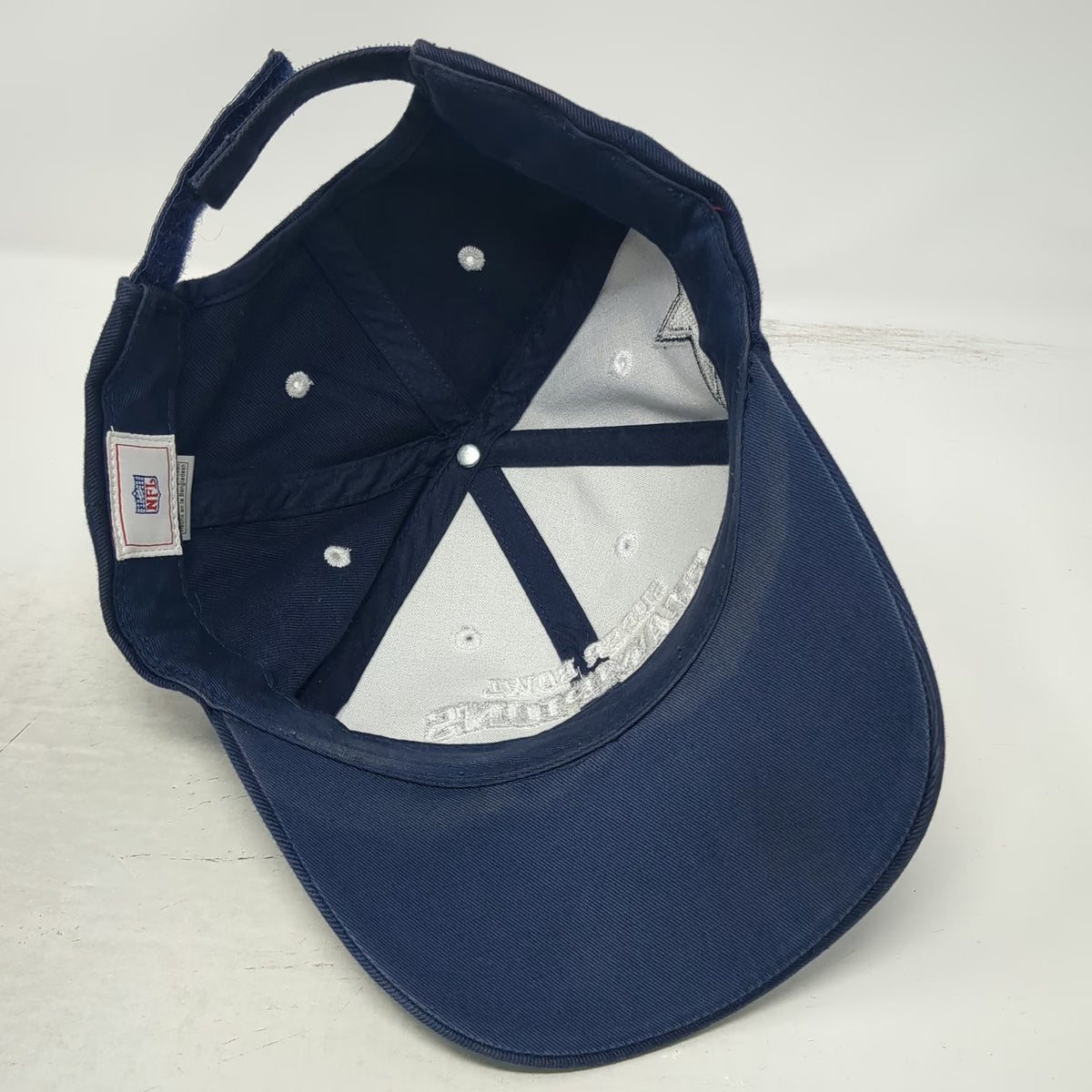 New Era NFL Dallas Cowboys Super Bowl Champions 5 Time Cap Blue OSFM Star Logo