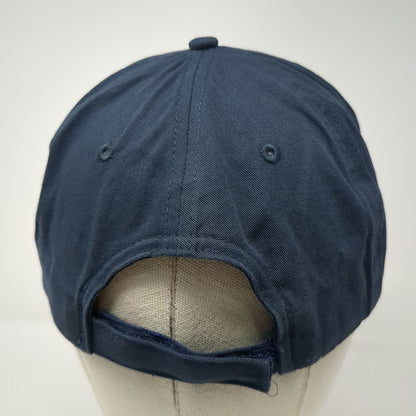 Hit 5 Panel Blue One Size Strapback Bridge Community Recreation Cotton Hat