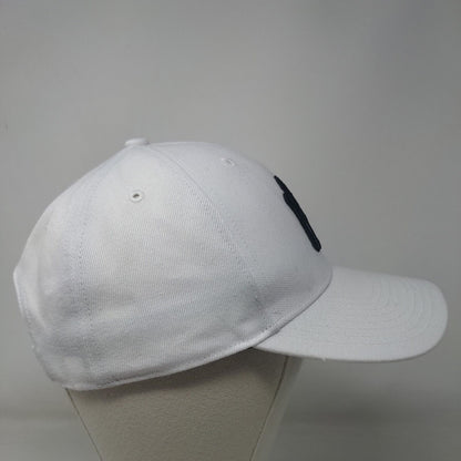 '47 Brand Men's Strapback Hat White OSFA Embroidered New York Yankees Logo MLB