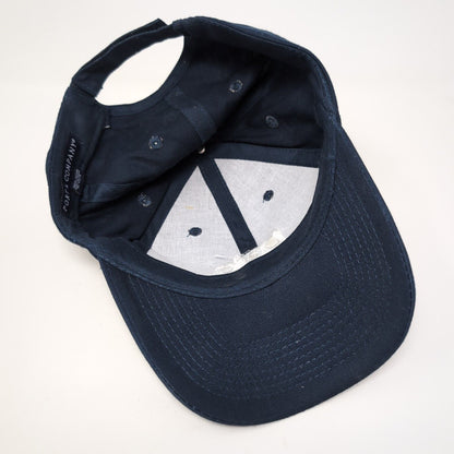 Dole Strapback Hat Blue One Size Adjustable Embroidered 6 Panel Port & Company