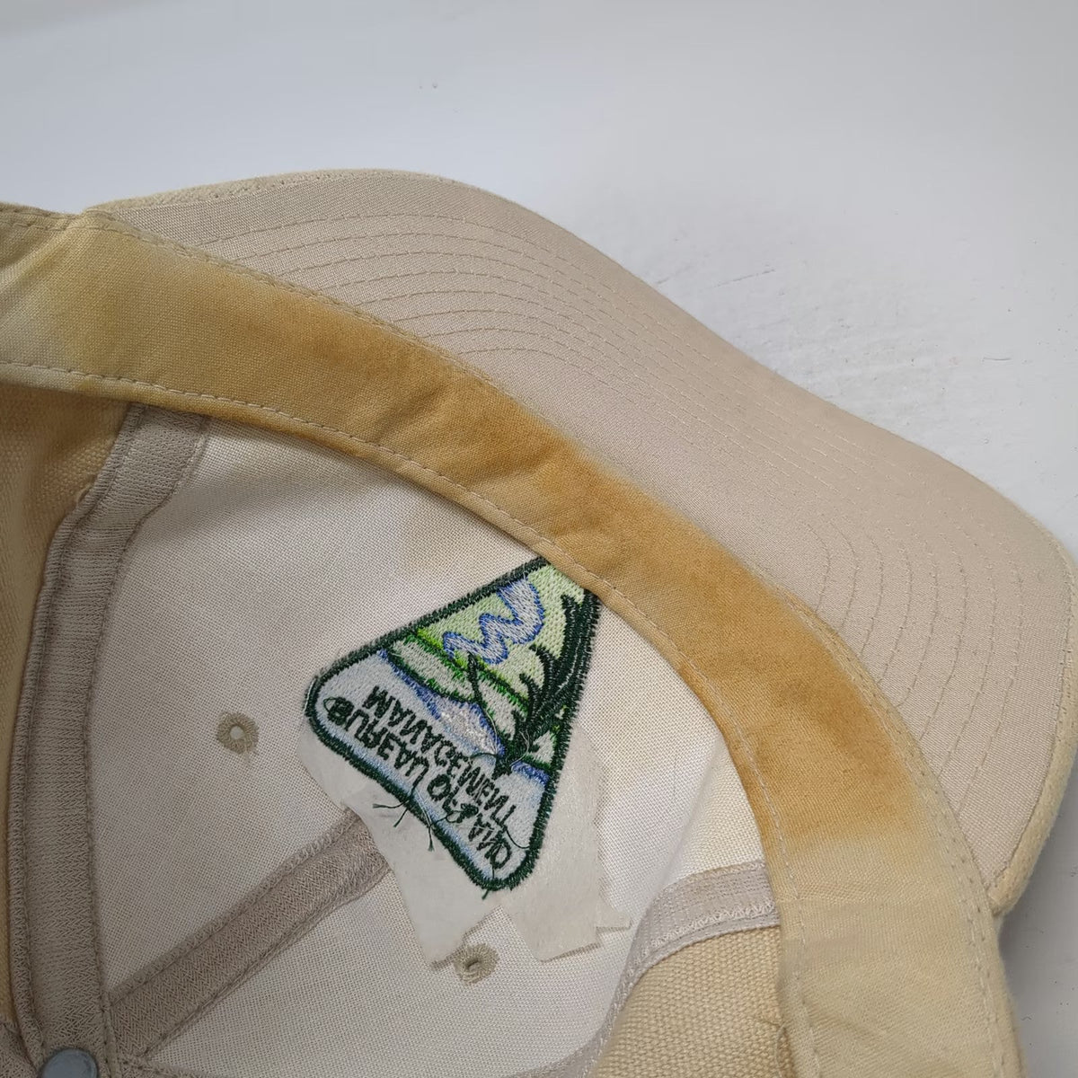 Yupoong Baseball Cap Beige One Size Bureau of Land Management Patch Cotton Hat