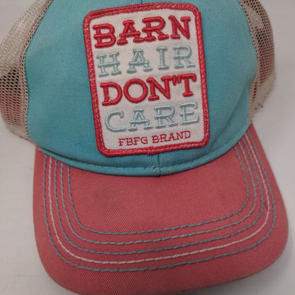 Barn Hair Don't Care Snapback Trucker Hat Multicolor M-L Mesh Back