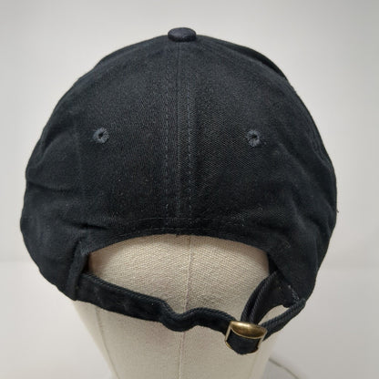 Busch Slideback Hat Black One Size Adjustable Embroidered Vent Holes