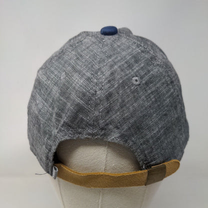 Arka Owl Slideback Hat Multi OSFA Colorblock Leather Patch 6 Panel