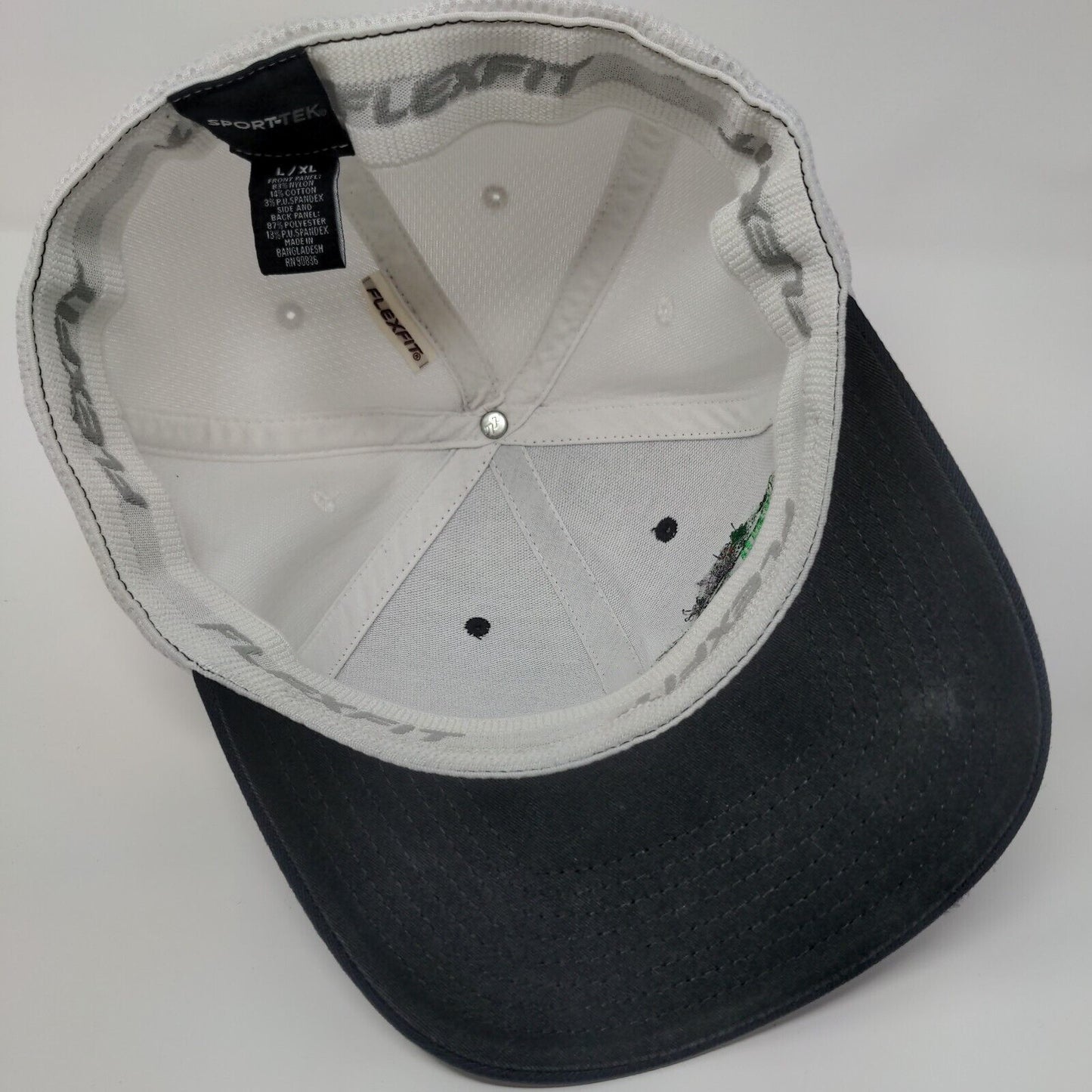 Haul It All Pros Fitted Mesh Back Hat Black L/XL Flexfit Sport-Tek