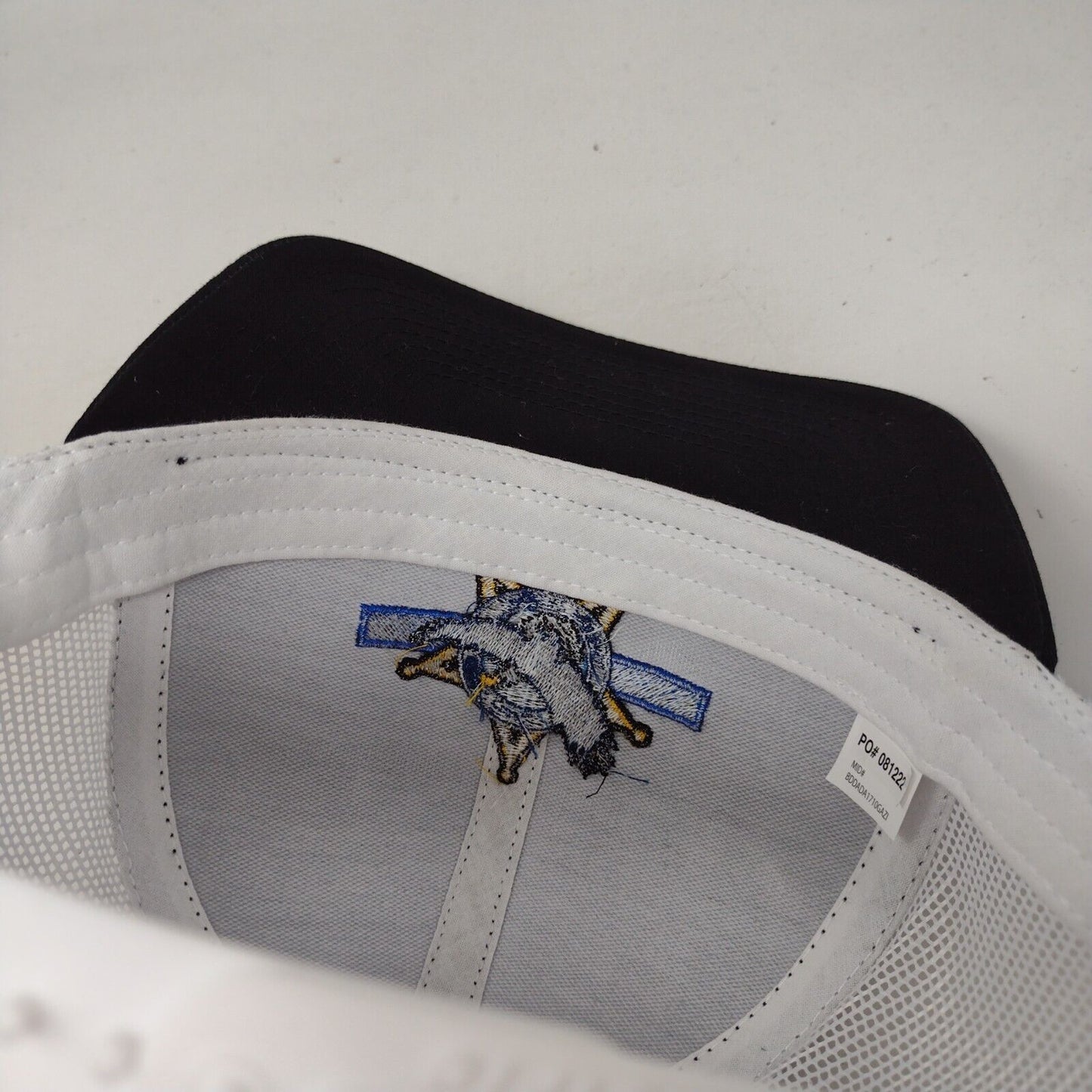 Idaho Peace Officers Memorial Snapback Trucker Hat Black OSFA Mesh Back