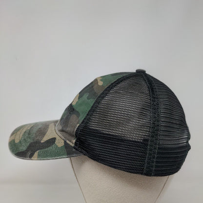 Trulieve Snapback Mesh Back Trucker Hat Camo M/L Embroidered Richardson