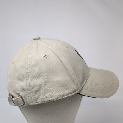 MG Golf Slideback Hat Tan One Size Adjustable Embroidered 6 Panel