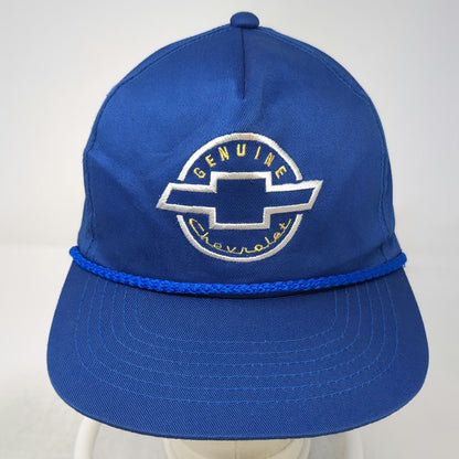 YoungAn Hat Trucker Blue One Size Chevrolet Genuine Logo Rope Snapback Hat