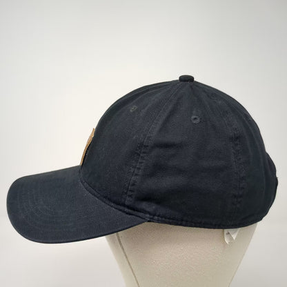 Carhartt Black Baseball Cap One Size Adjustable Logo Patch Canvas Workwear Hat