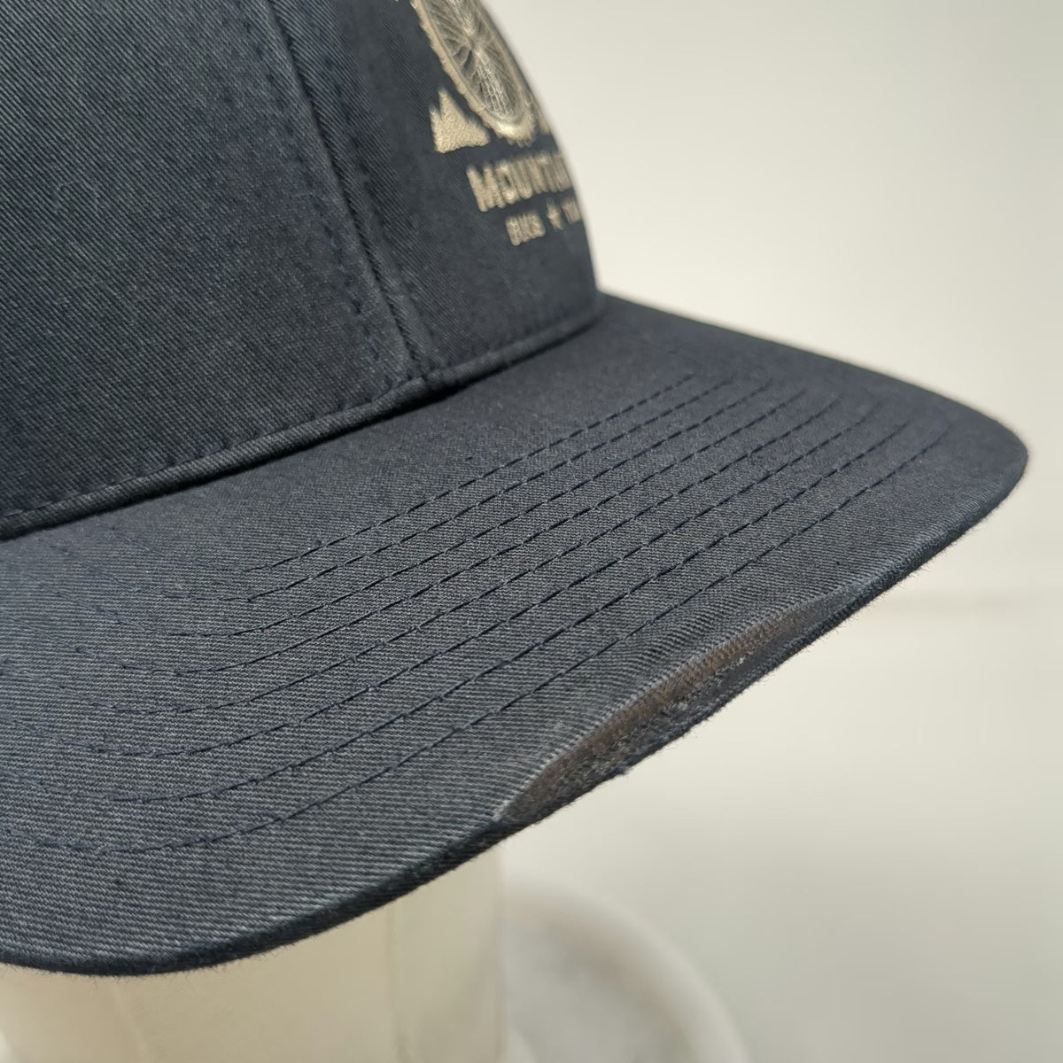 Pacific Headwear Trucker Hat Black One Size Mesh Back Snapback Adjustable hat