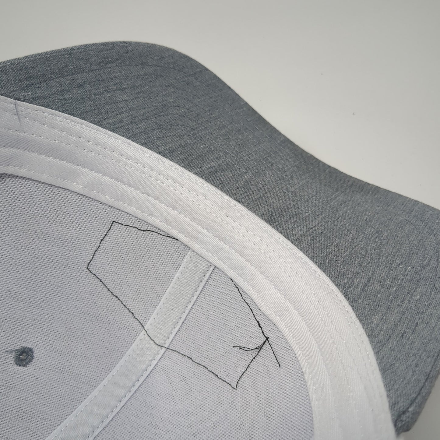 Game Inc Leather Patch Snapback Trucker Hat Gray One Size Mesh Back