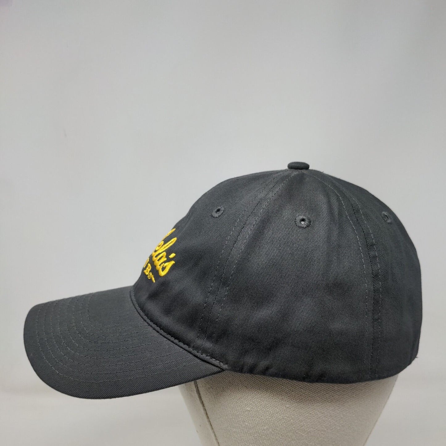Cabela's Club Slideback Hat Gray OSFM Adjustable Embroidered Vented Holes