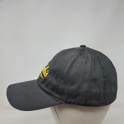 Cabela's Club Slideback Hat Gray OSFM Adjustable Embroidered Vented Holes