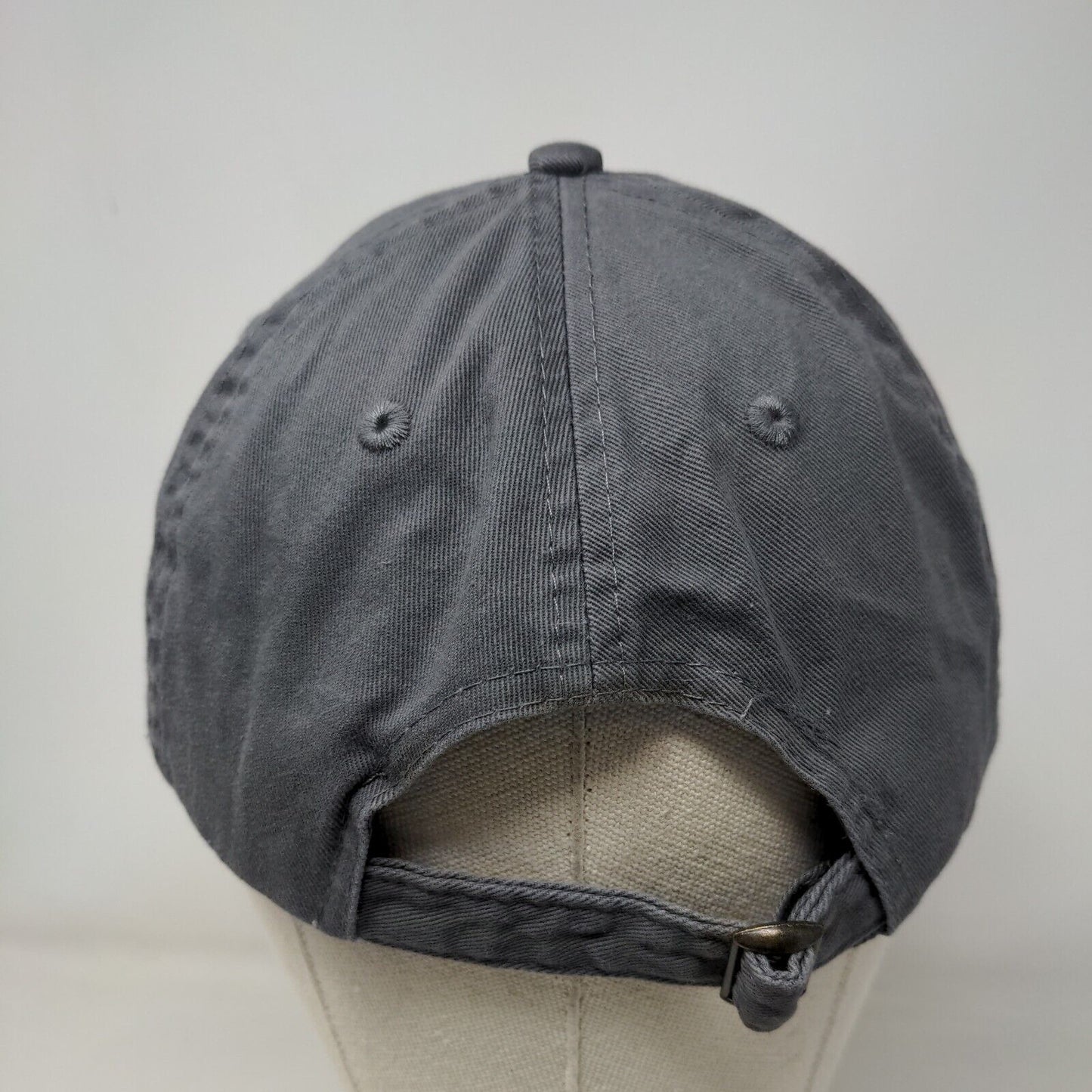 Dog Mom Slideback Hat Gray One Size Adjustable Embroidered Open Road