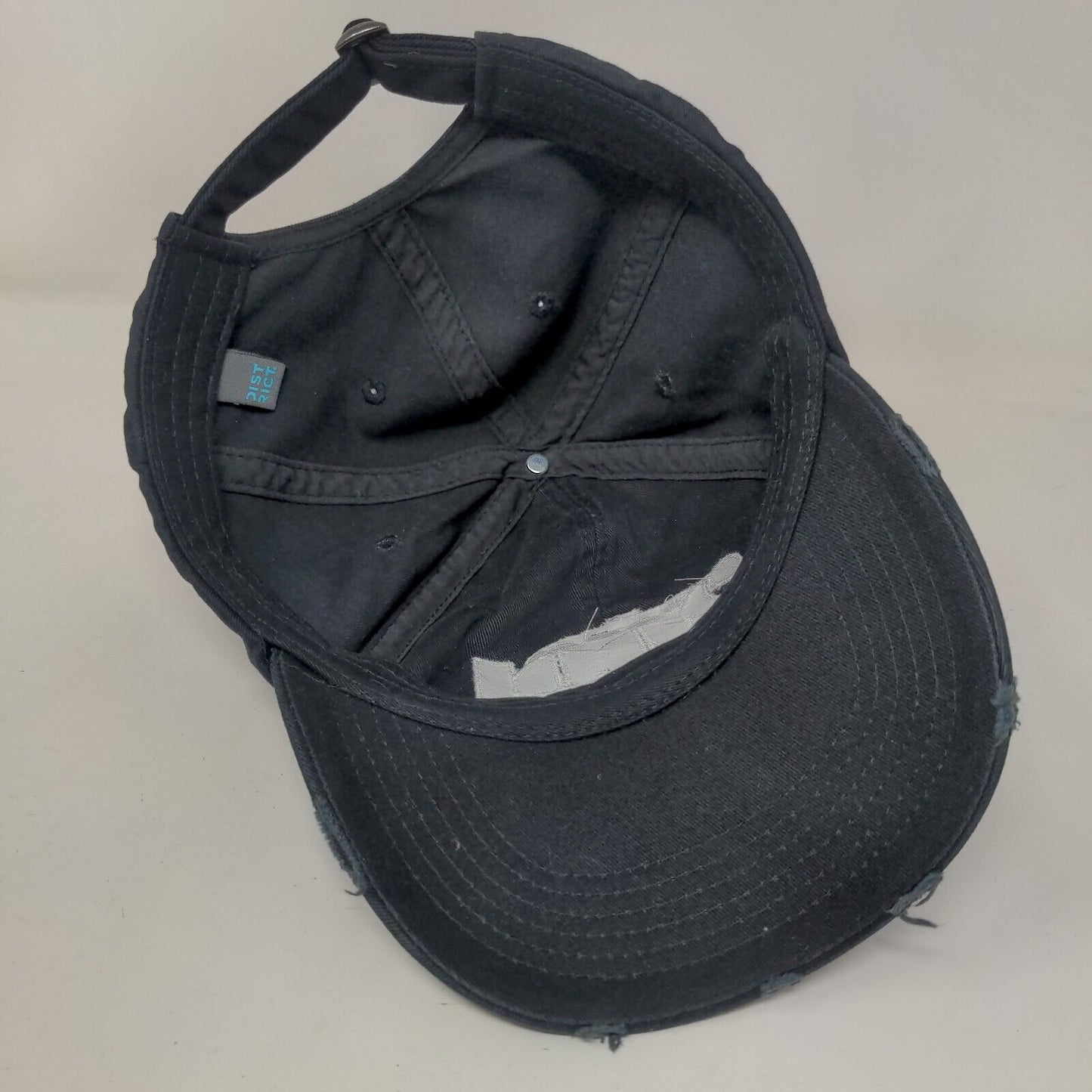 2001 Odyssey Slideback Hat Black One Size Embroidered Solid District