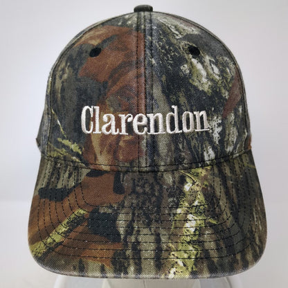 Port Authority Baseball Cap Green One Size Camo Clarendon Strapback Hunting Hat