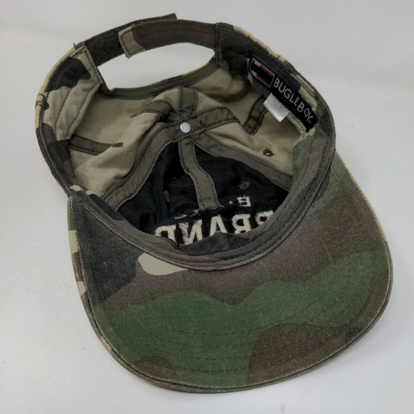 Bugle Boy Men's Strapback Camo Hat Adjustable Embroidered Logo