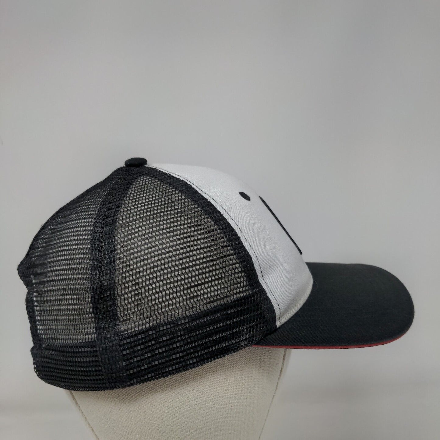 Pacific Ocean Catch The Wave Slideback Trucker Hat Black OS Mesh Back Polinesia