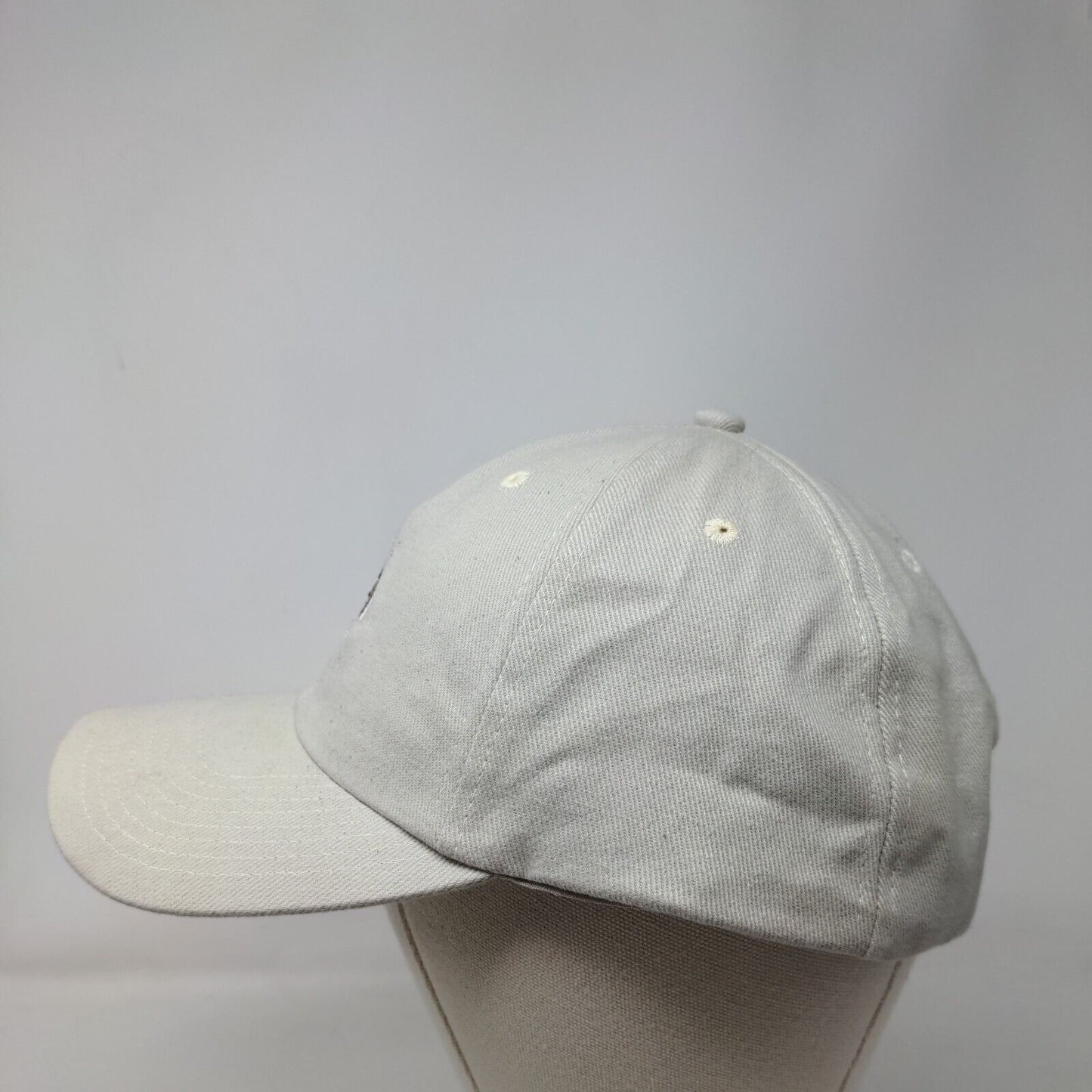 New Orleans Saints Strapback Hat Tan OSFA Adjustable Embroidered 6 Panel NFL