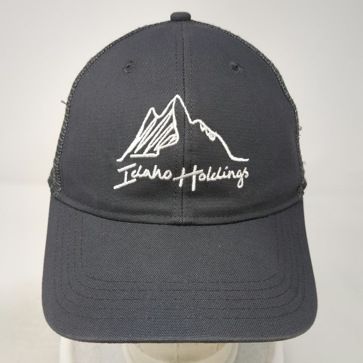 Carhartt Trucker Hat Gray One Size Idaho Holdings Mountain Mesh Work Snapback