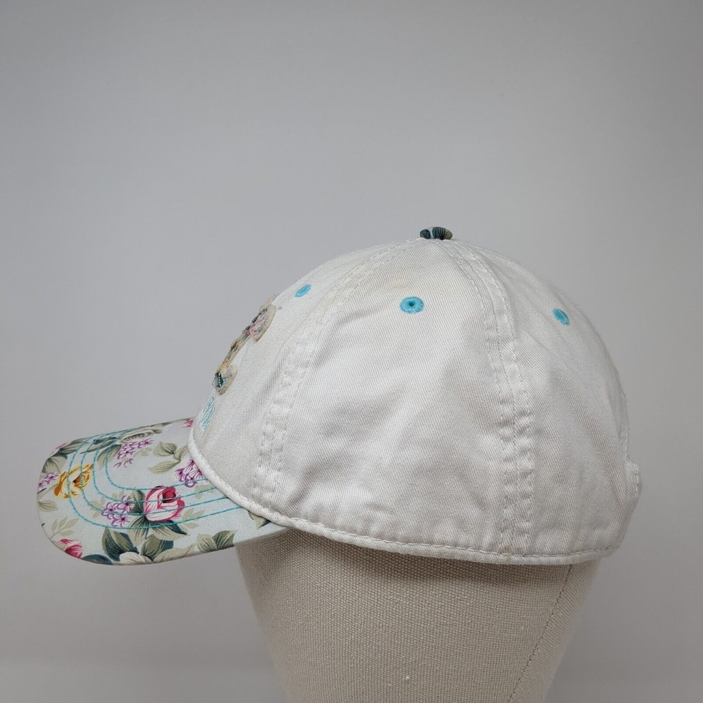 KC Oceans of Fun Strapback Hat Multicolor One Size Floral Adjustable
