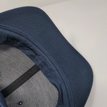 Richardson Snapback Mesh Back Trucker Hat Blue Small Patch Adjustable