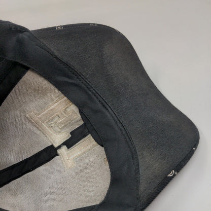 FL Florida Strapback Hat Black 58cm Embroidered Adjustable 6 Panel