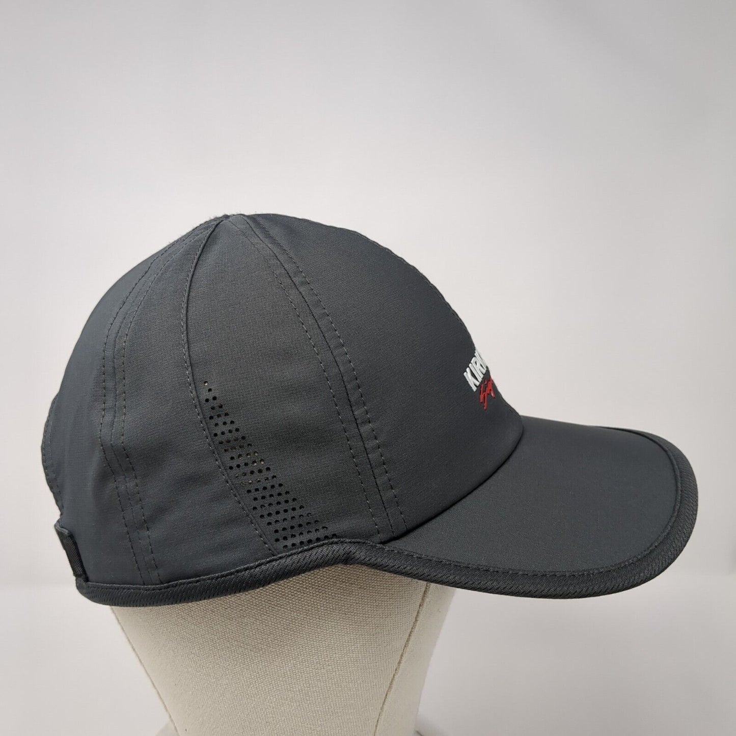 Kirkland Signature Strapback Hat Gray One Size Adjustable Breathable 6 Panel