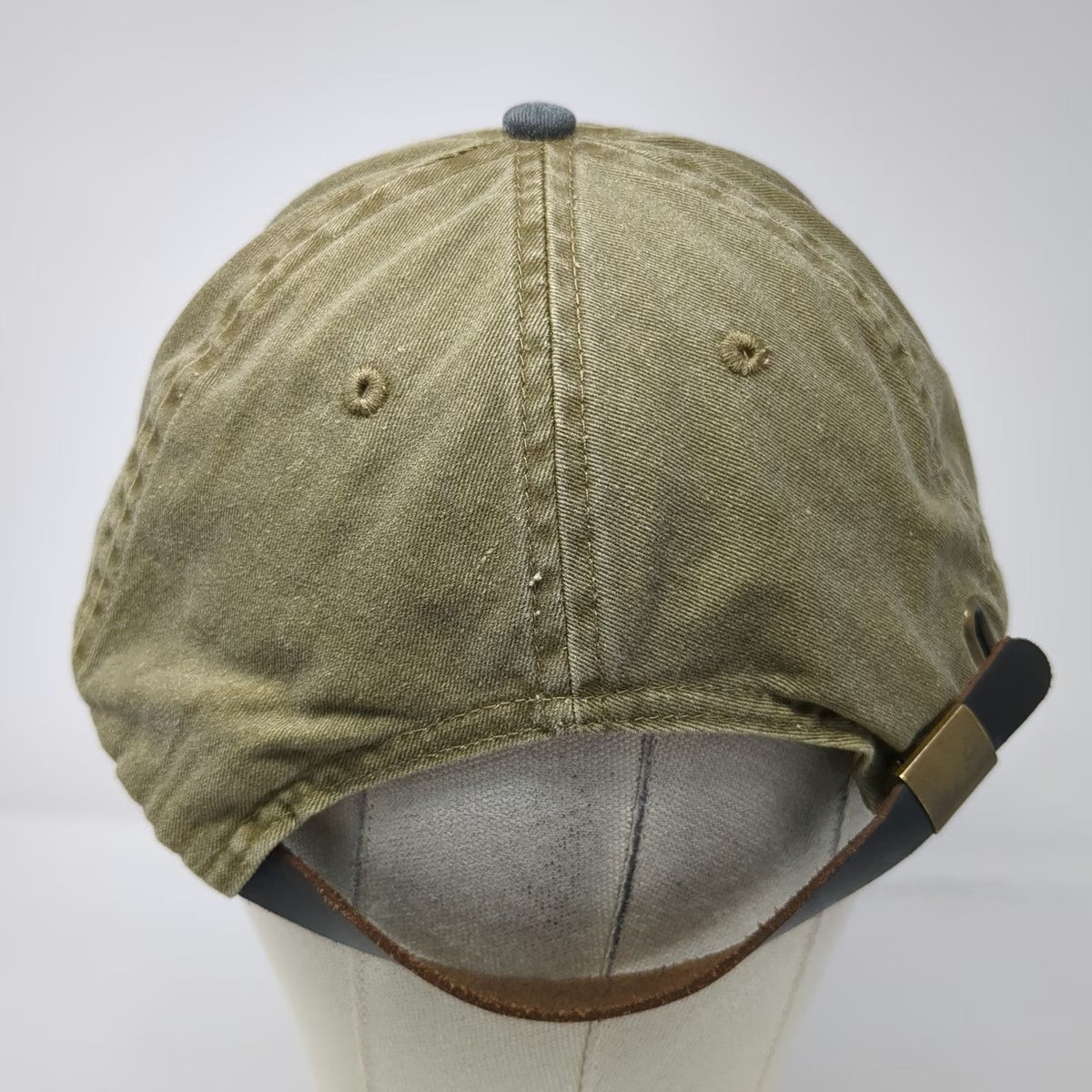 Brown Gray Baseball Cap One Size Camp Yawgoog Rockville RI Oars Slideback Hat