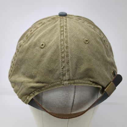 Brown Gray Baseball Cap One Size Camp Yawgoog Rockville RI Oars Slideback Hat