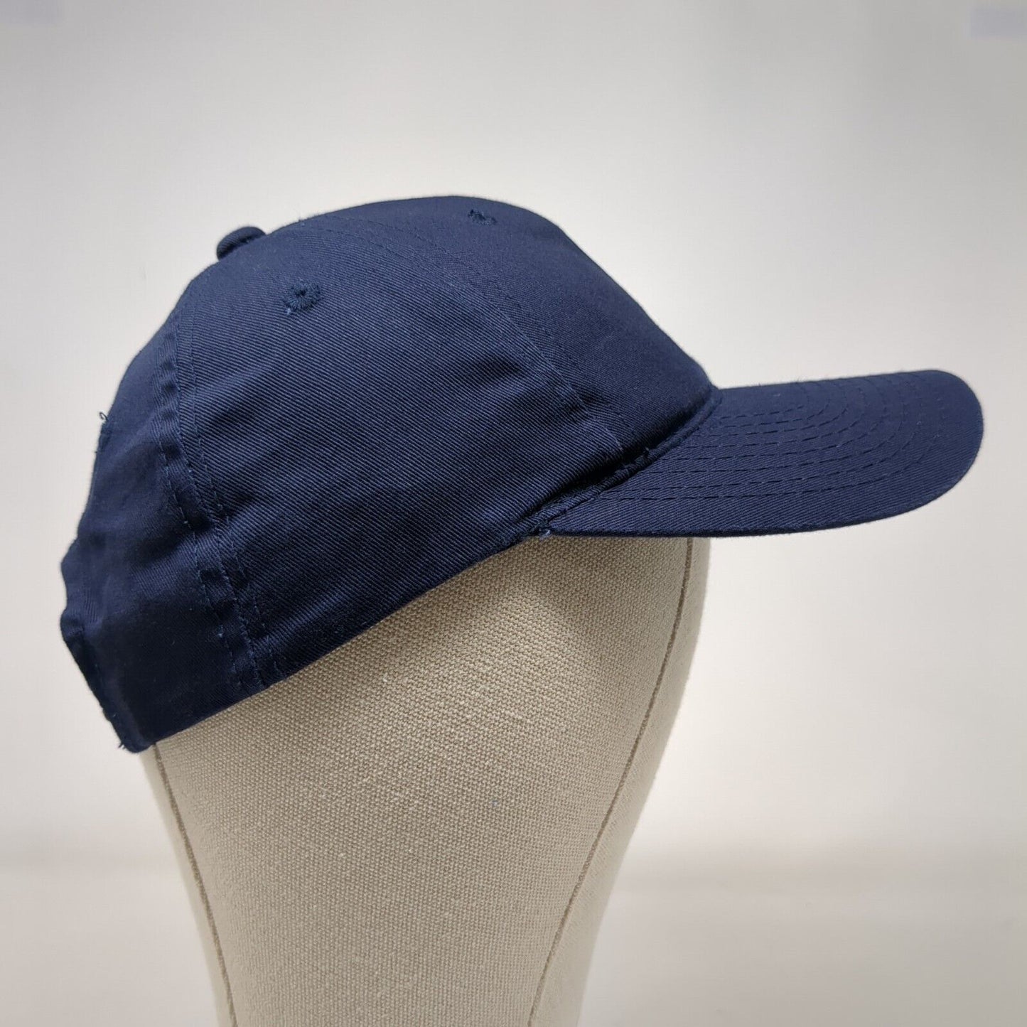 Broner Snapback Hat Blue OSFM Adjustable Vented Holes 6 Panel Blank Cotton