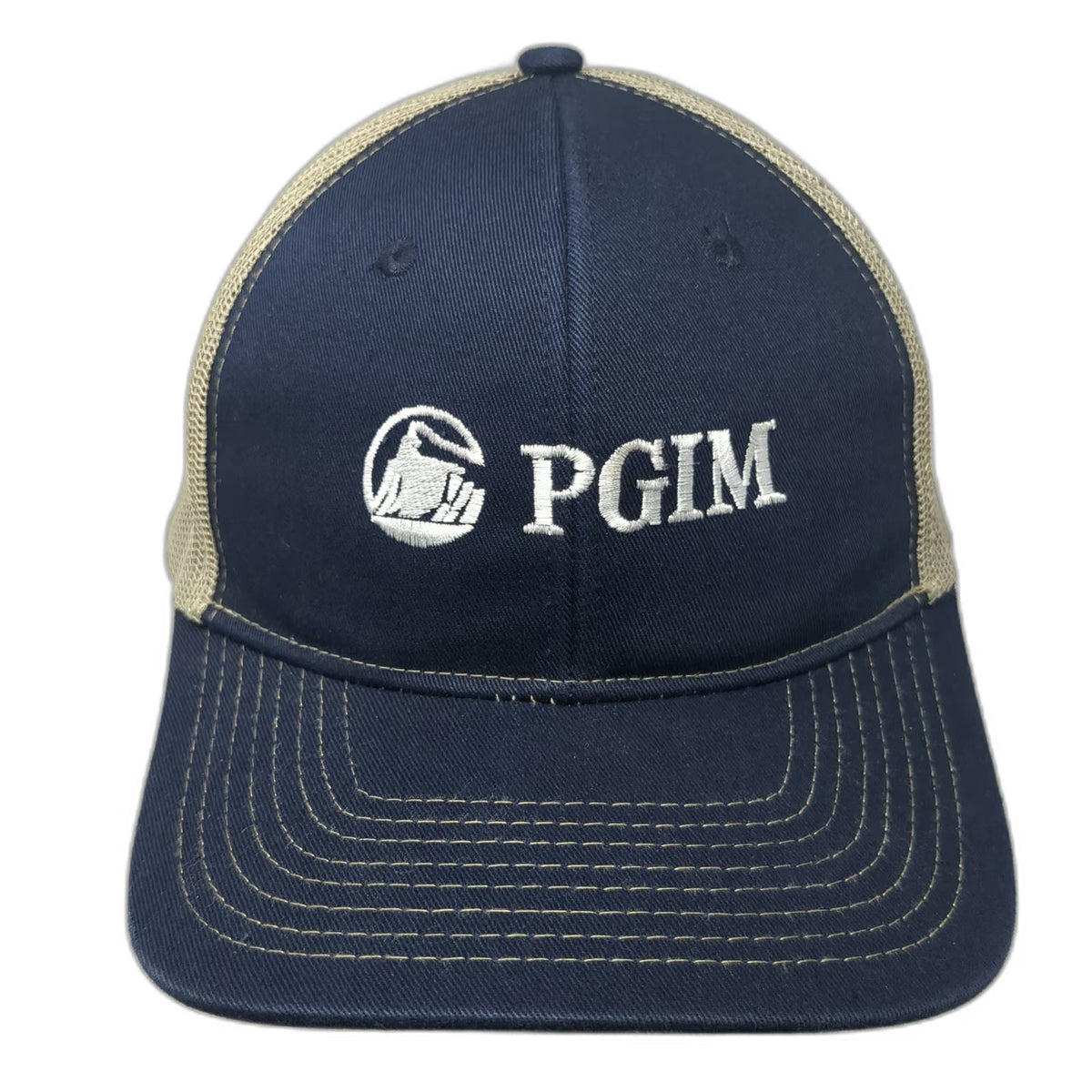 Port Authority Trucker Hat Blue One Size PGIM Logo Mesh Snapback Finance Work