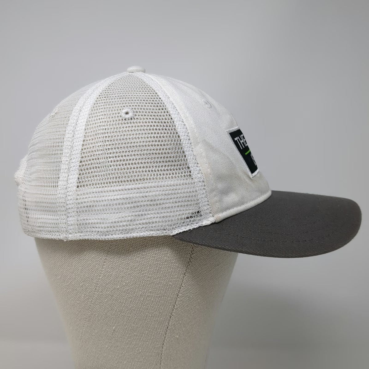 Run Before the Sun Co. Trucker Hat White One Size Hustle Is Real Mesh Snapback