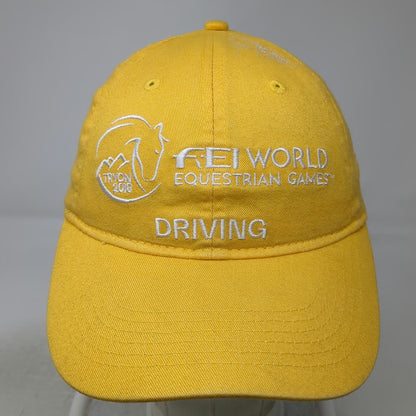 Dyehard Baseball Cap Yellow One Size Tryon 2018 Driving World Equestrian Games