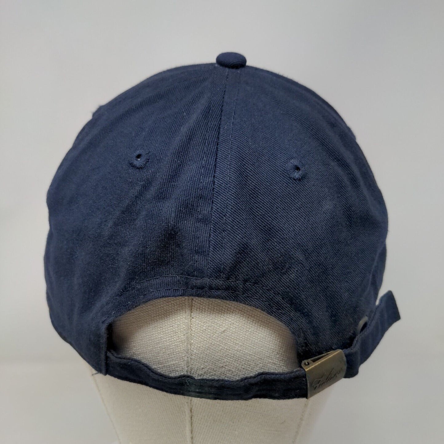 Falari Slideback Hat Blue OSFA Adjustable 6 Panel Vent Holes Blank