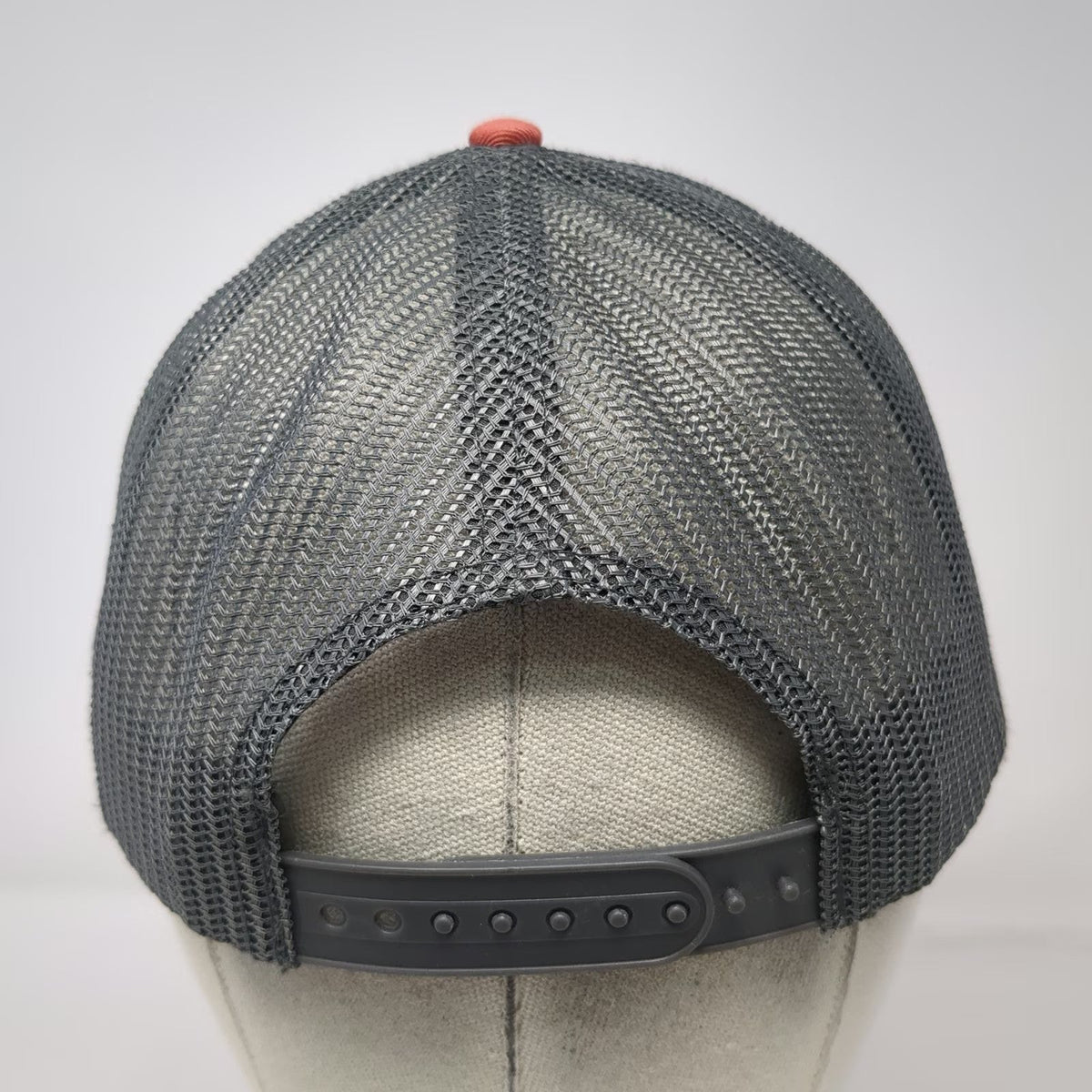 Cap America Trucker Hat Orange Gray One Size Mesh Shaka Hand The Don Snapback